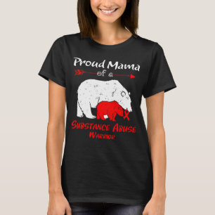 Camiseta Conscientização sobre Abuso de Substâncias da Mamã