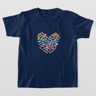 Camiseta Conscientização sobre Alergia ao Milho no Coração 