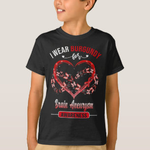 Camiseta Conscientização sobre Aneurisma Cerebral Eu Uso Bo