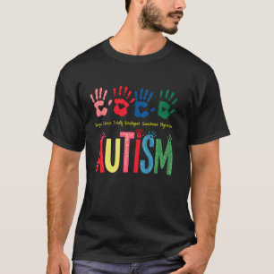 Camiseta Conscientização sobre Autismo Aceitação Homens Mul