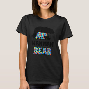 Camiseta Conscientização sobre Autismo da Mawmaw Bear