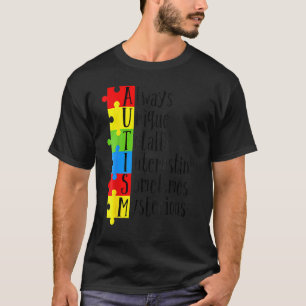 Camiseta Conscientização sobre Autismo Feminino Apoio Crian