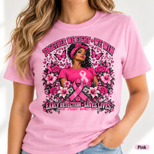Camiseta Conscientização sobre Câncer de Mama em Mulheres N