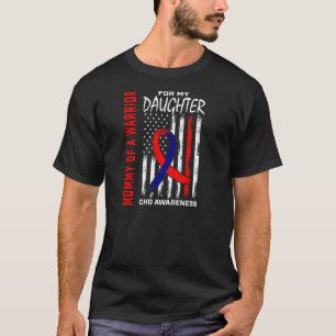 Camiseta Conscientização sobre CHD Feminino Mãe de uma Filh