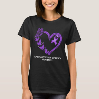 Camiseta Conscientização sobre Deficiência de Alfa-1 Antitr