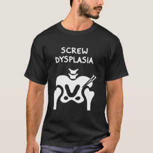 Camiseta Conscientização sobre Displasia do Quadril Parafus
