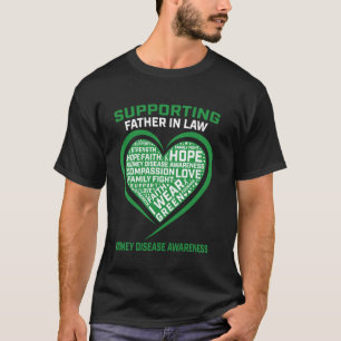 Camiseta Conscientização sobre Doença Renal do Sogro com Fi