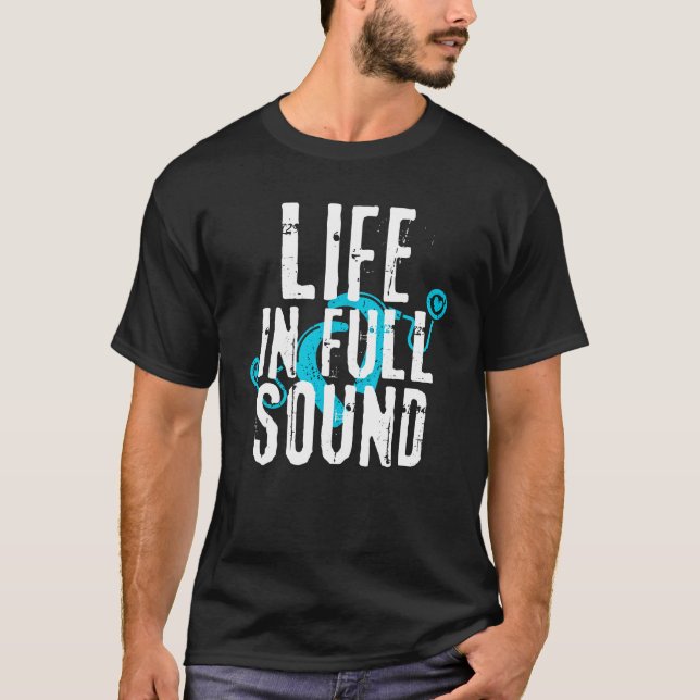 Camiseta Conscientização sobre Implante Coclear - Vida em S (Frente)