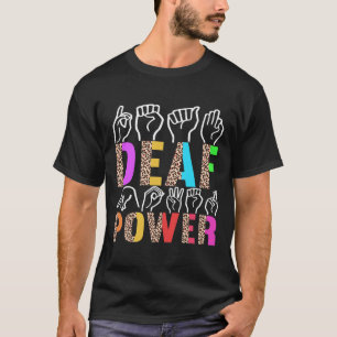 Camiseta Conscientização sobre Língua de Sinais Americana p