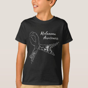 Camiseta Conscientização sobre o Câncer de Pele Melanoma Ma