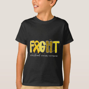 Camiseta Conscientização sobre o Câncer Infantil Faixa de O