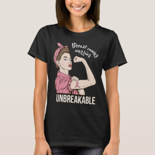 Camiseta Conscientização sobre o Câncer Para a Guerreira Su