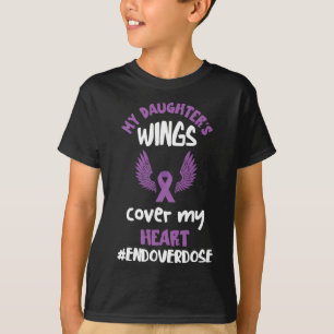 Camiseta Conscientização sobre overdose As Asas da Minha Fi