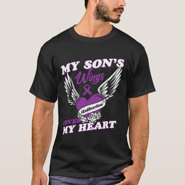 Camiseta Conscientização sobre overdose de drogas (Frente)