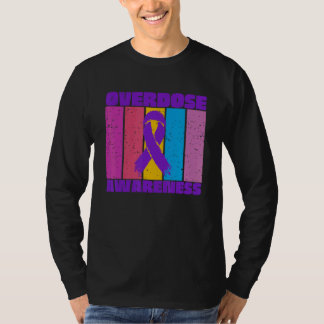 Camiseta Conscientização sobre Overdose Retro Vintage