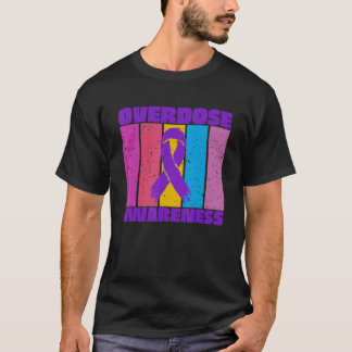 Camiseta Conscientização sobre Overdose Retro Vintage