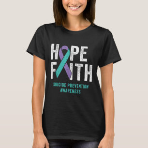 Camiseta Conscientização sobre Prevenção ao Suicídio Fé Esp