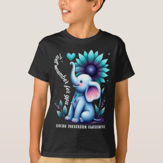 Camiseta Conscientização sobre Prevenção de Elefantes