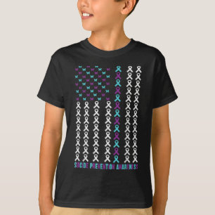Camiseta Conscientização sobre Prevenção do Suicídio Apoio 