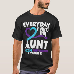 Camiseta Conscientização sobre prevenção do suicídio da tia