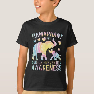 Camiseta Conscientização sobre prevenção do suicídio Mamãe