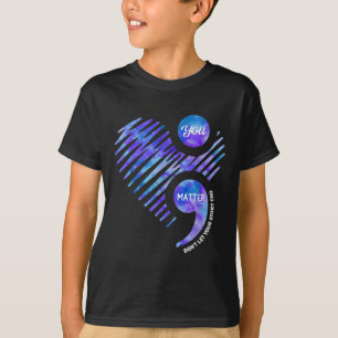 Camiseta Conscientização sobre Prevenção do Suicídio Não De