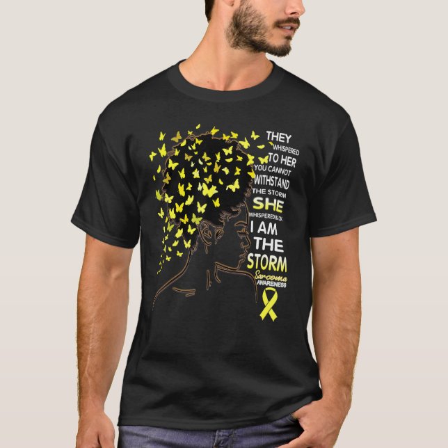 Camiseta Conscientização sobre Sarcoma Afro-Americano Eu So (Frente)