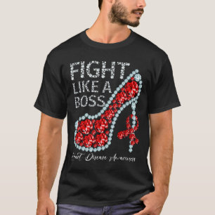 Camiseta Conscientização sobre Saúde Cardíaca e Doenças Car