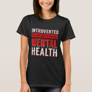 Camiseta Conscientização sobre Saúde Mental Depressão