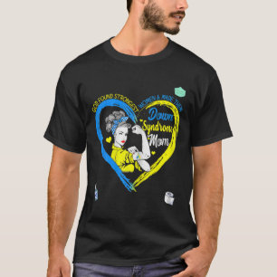 Camiseta Conscientização sobre Síndrome de Down Para Mãe Av