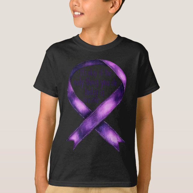 Camiseta Conscientização sobre suicídio de girassol (Frente)