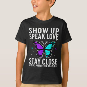 Camiseta Conscientização sobre Suicídio Suporte Conscientiz