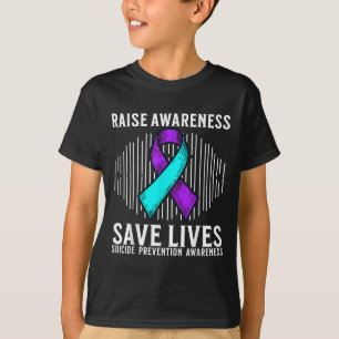 Camiseta Conscientização sobre Suicídio Suporte Conscientiz