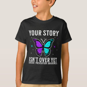 Camiseta Conscientização sobre Suicídio Suporte Mês de Cons