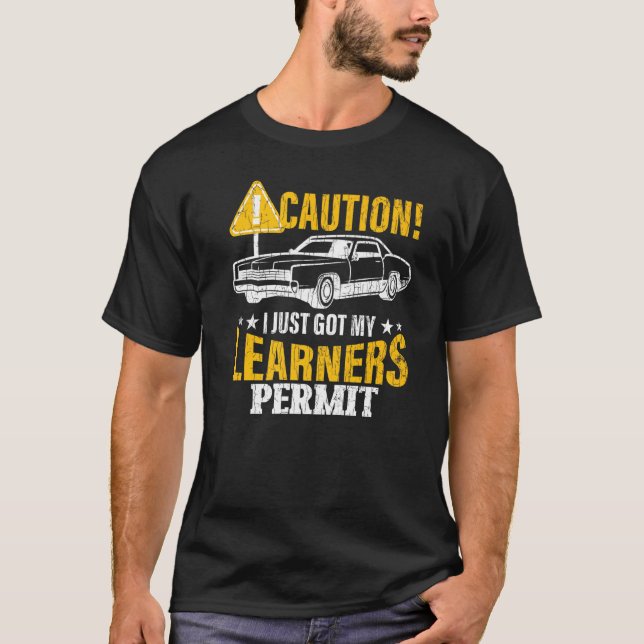 Camiseta Consegui a permissão do meu aprendiz, Gra. (Frente)