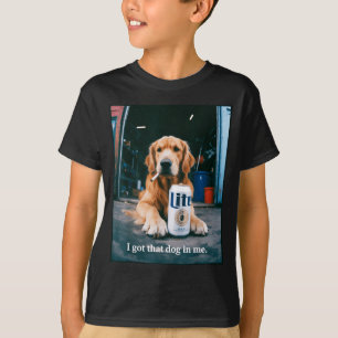 Camiseta Consegui aquele cachorro em golden retriever engra