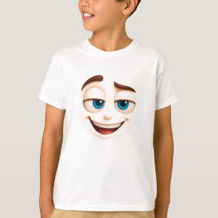 Camiseta Consegui – sorriso convencido de olhos azuis