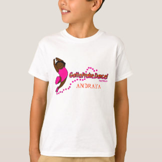 Camiseta Conseguiu elogiar Dança-marrom (personalize o