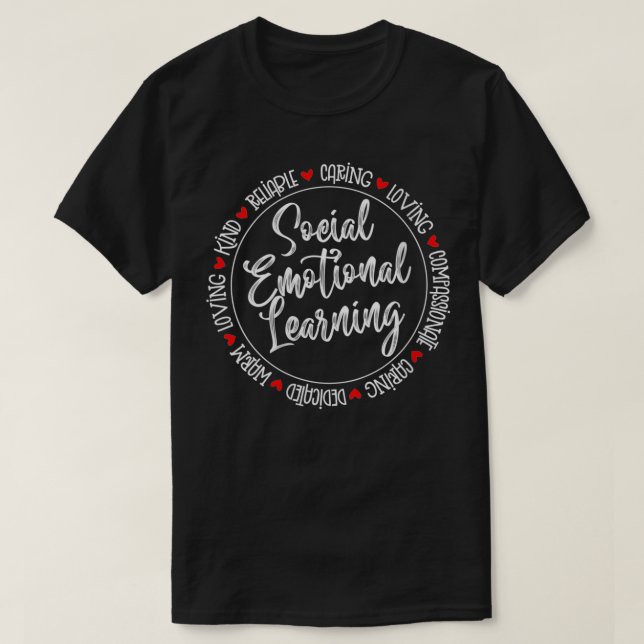 Camiseta Conselheira de Coração para Educação Social das Mu (Frente do Design)