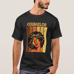 Camiseta Conselheira de Mulheres Afro-Americanas Histórias 