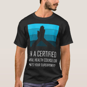 Camiseta Conselheira de Saúde Mental Certificada por Mulher
