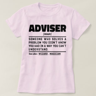 Camiseta Conselheira Nova Definição de Aposentação Funny