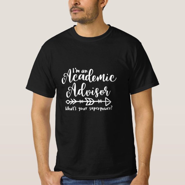 Camiseta Conselheiro acadêmico, conselheiro universitário (Frente)