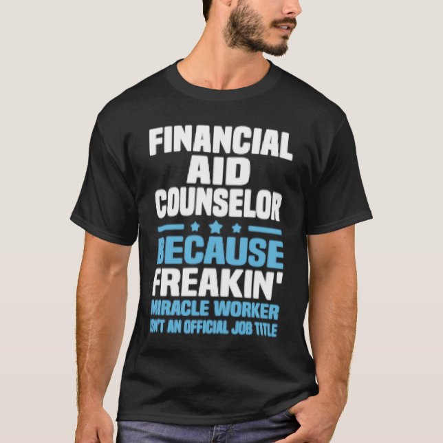 Camiseta Conselheiro de Ajuda Financeira (Frente)