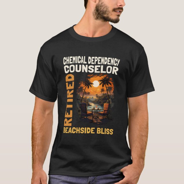 Camiseta Conselheiro de Dependência Química Aposentado - En (Frente)