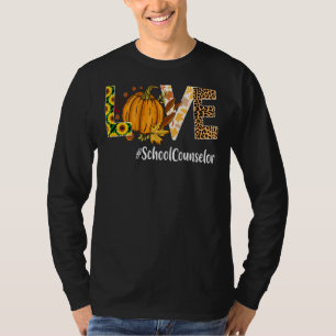 Camiseta Conselheiro de Escola Ama Queda Pumpkin Leopard Ha