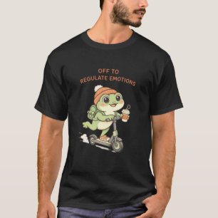 Camiseta Conselheiro de Saúde Mental de Sapo Engraçado fora