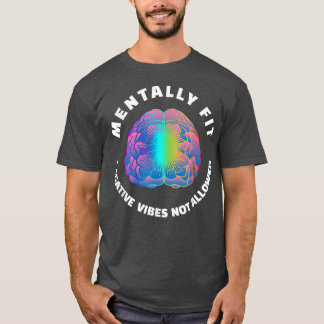 Camiseta Conselheiro de Saúde Mental Divertido Ajustado Men