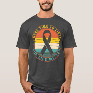 Camiseta Conselheiro de Saúde Mental Prevenção de Suicídio 