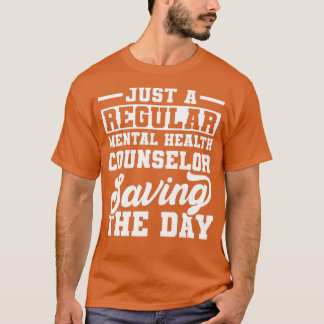 Camiseta Conselheiro de Saúde Mental Salvando Aconselhament